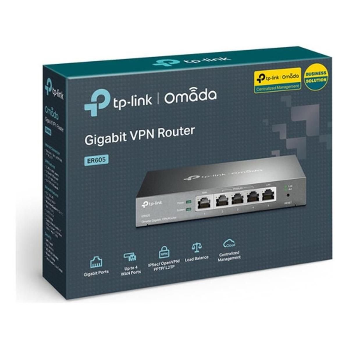 Enrutador Tp Link Gigabit - GRUPO CONTROL - ER605(TL-R605) - 