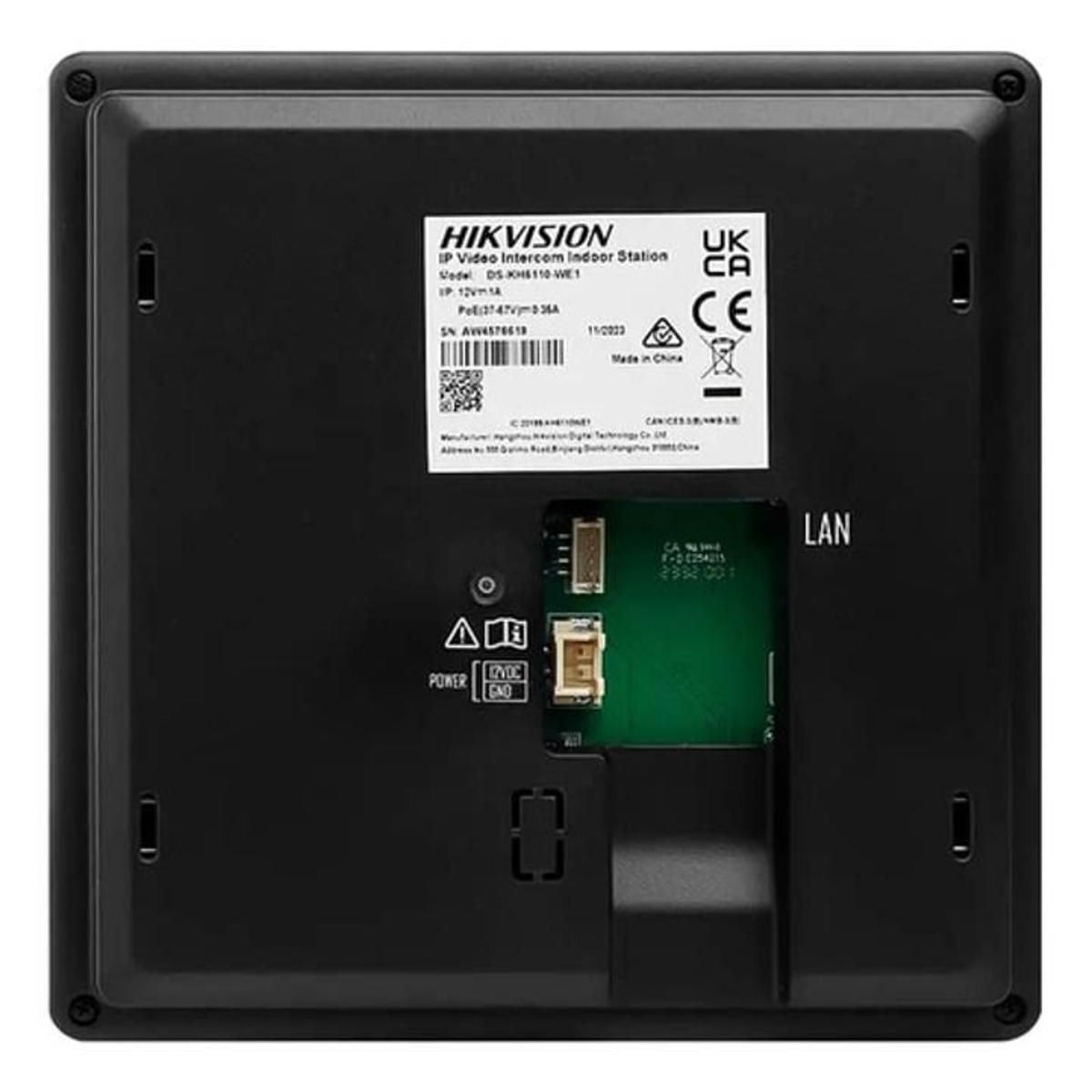 Estación Hikvision DS - KH6110 - WE1 interior IP 4.3″ PoE - GRUPO CONTROL - DS-KH6110-WE1 - VIDEOPORTERO