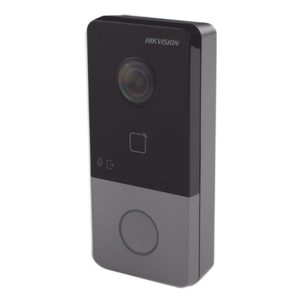 Frente de Calle Hikvision Lector de tarjetas 2mp Color Negro - GRUPO CONTROL - DS-KV6113-WPE1 - VIDEOPORTERO