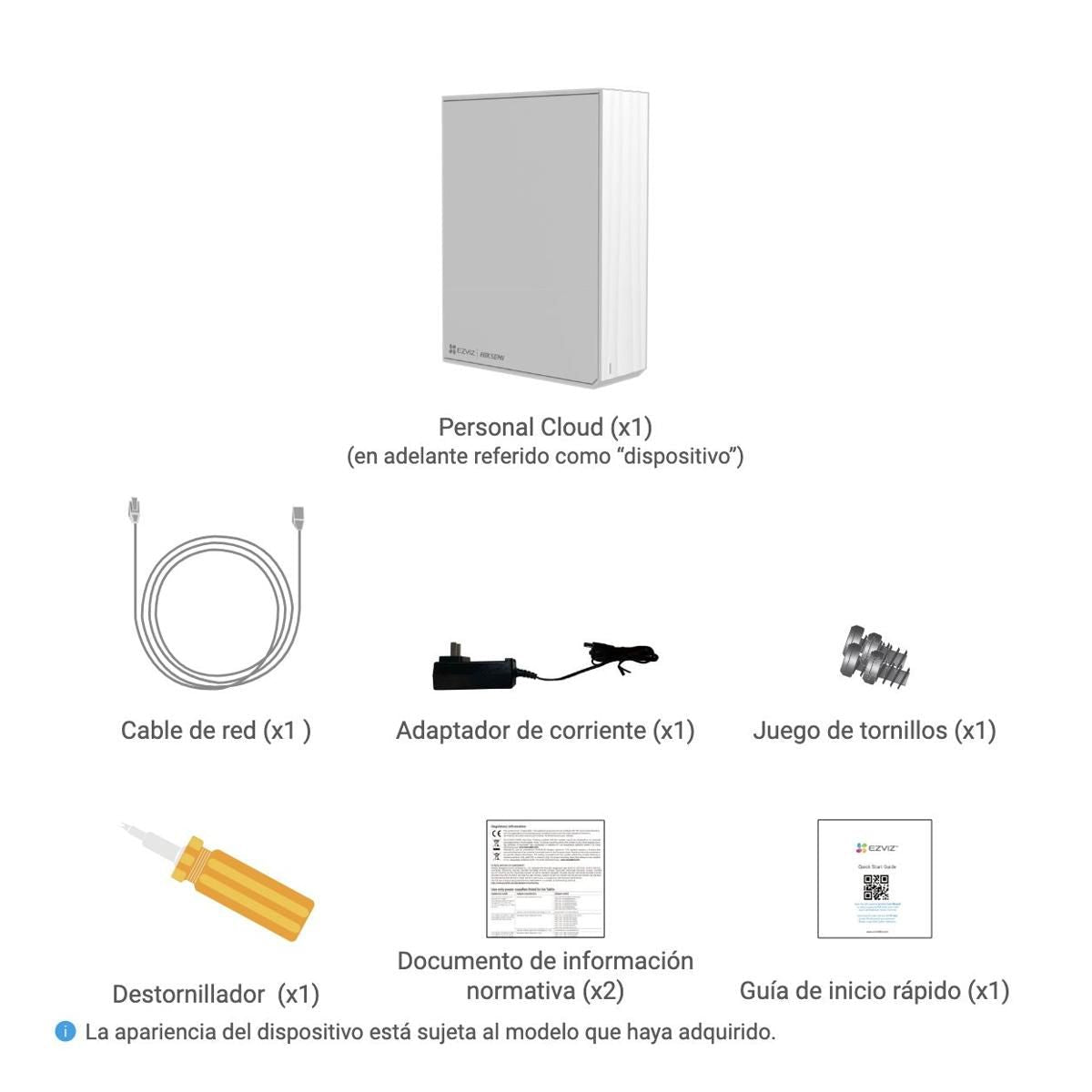 Grabador NAS Ezviz CS - R5C - R100 - 8F R5C 8 Canales 8TB - GRUPO CONTROL - CS-R5C-R100-8F - GRABADOR