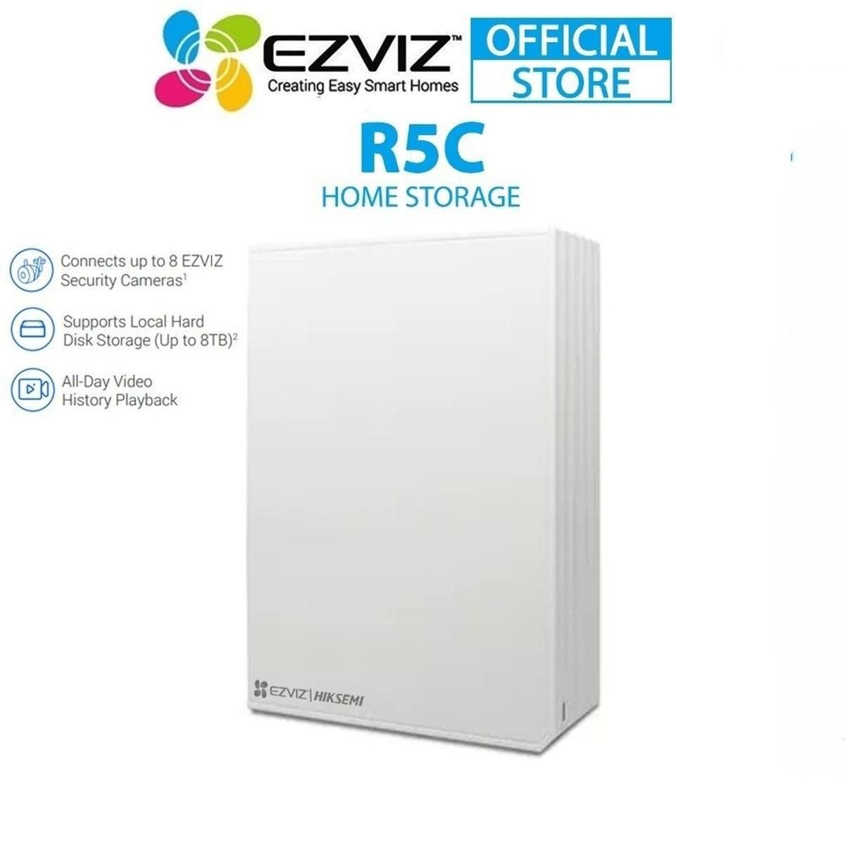 Grabador NAS Ezviz CS - R5C - R100 - 8F R5C 8 Canales 8TB - GRUPO CONTROL - CS-R5C-R100-8F - GRABADOR