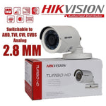 HIKVISION BALA 720P F2.8MM IR 20MTS PLASTICA IP66 - GRUPO CONTROL - DS-2CE16C0T-IRPF(2.8mm) - 