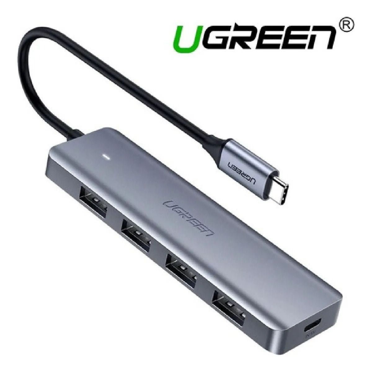 HUB Adaptador Ugreen USB - C a USB - A 3.0 de 4 puertos 5Gbps - GRUPO CONTROL - CM219-70336 - HUB