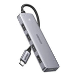 HUB Adaptador Ugreen USB - C a USB - A 3.0 de 4 puertos 5Gbps - GRUPO CONTROL - CM219-70336 - HUB