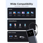 Hub UGREEN USB - C 6 Puertos 4K 60HZ HDMI 100W 10 Gbps Pantalla Led - GRUPO CONTROL - CM888-35998 - HUB