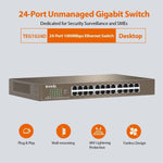SWITCH TENDA GIGABIT ETHERNET DE 24 PUERTOS TEG1024D