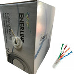 Bobina de Cable 305m Siamés Enerline UTP CAT5 Aleación cobre
