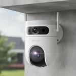 Kit 3 Cámaras Seguridad Wifi H9c Lente Doble Exterior Ezviz Color Blanco - GRUPO CONTROL - CS-H9c-R100-8H33WKFL-3P -