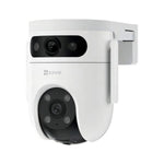 Kit 3 Cámaras Seguridad Wifi H9c Lente Doble Exterior Ezviz Color Blanco - GRUPO CONTROL - CS-H9c-R100-8H33WKFL-3P -