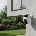 Kit 3 Cámaras Seguridad Wifi H9c Lente Doble Exterior Ezviz Color Blanco - GRUPO CONTROL - CS-H9c-R100-8H33WKFL-3P -