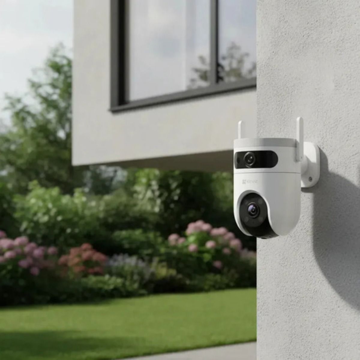 Kit 3 Cámaras Seguridad Wifi H9c Lente Doble Exterior Ezviz Color Blanco - GRUPO CONTROL - CS-H9c-R100-8H33WKFL-3P -