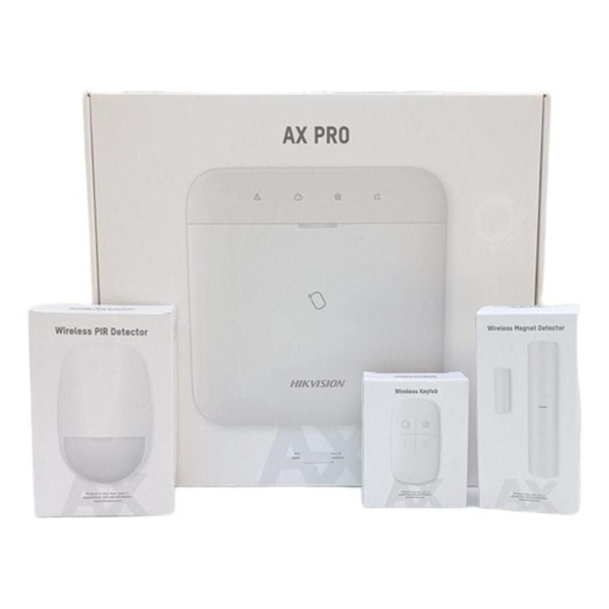 Kit de Alarma Hikvision AX Pro 96 Zonas - GRUPO CONTROL - DS-PWA96-KIT-WB - KIT DE ALARMAS
