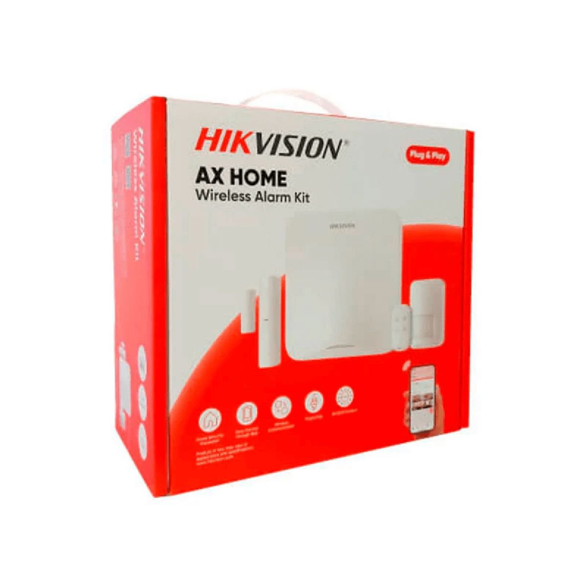 Kit de Alarma Hikvision AxHome Inalámbrico DS - PA201P - GRUPO CONTROL - DS-PA201P-Kit-16WB - KIT DE ALARMAS