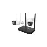 Kit de Hikvision Nvs+ Turret + Domo Pt 4mp Wifi J142I/NKS424 - GRUPO CONTROL - DS-J142I(STD)NKS424W03H - KIT DE CAMARAS