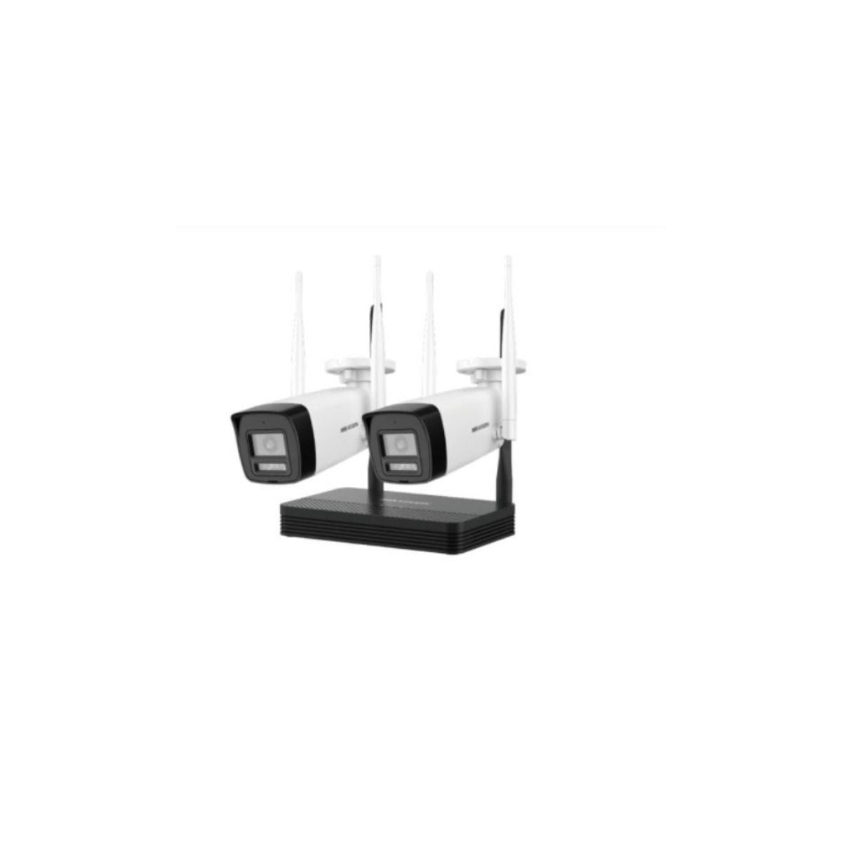 Kit de Seguridad Hikvision Nvs + 2 Turret Bala 4mp Wifi - GRUPO CONTROL - DS-J142I(STD)NKS424W0H - KIT DE CAMARAS