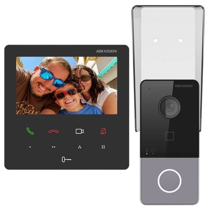 Kit de videoportero Hikvision DS - KIS606 - P - GRUPO CONTROL - DS-KIS606-P - 