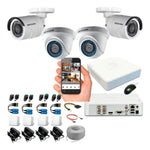 Kit Hikvision Dvr 4ch + 4 Cámaras 1080p + Cable - GRUPO CONTROL - DS2440 - KIT DE CAMARAS