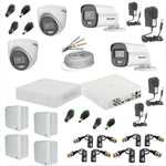 Kit Hikvisión Dvr 4ch+4Cámaras 2MP COLOR VU+Cable+accesorios - GRUPO CONTROL - DS2440-VU -