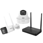 Kit Seguridad Hikvision Nvs 2mp+Turret+DomoWifi J142I/NKS422 - GRUPO CONTROL - DS-J142I(STD)/NKS422W02H - KIT DE CAMARAS