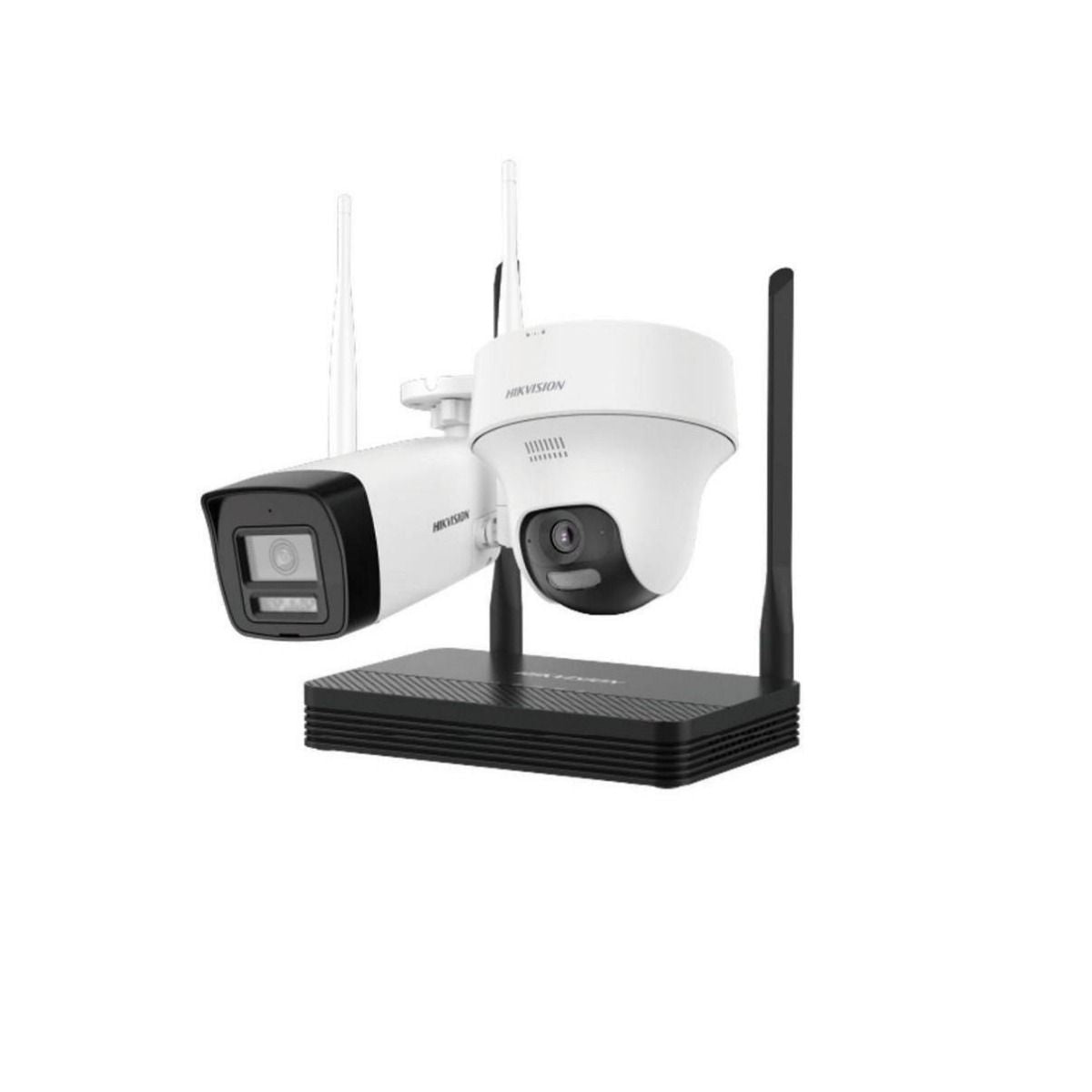 Kit Seguridad Hikvision Nvs 2mp+Turret+DomoWifi J142I/NKS422 - GRUPO CONTROL - DS-J142I(STD)/NKS422W02H - KIT DE CAMARAS