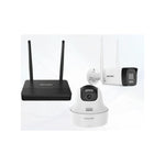 Kit Seguridad Hikvision Nvs+Turret+Domo4mp Wifi J142I/NKS424 - GRUPO CONTROL - DS-J142I(STD)NKS424W02H - KIT DE CAMARAS