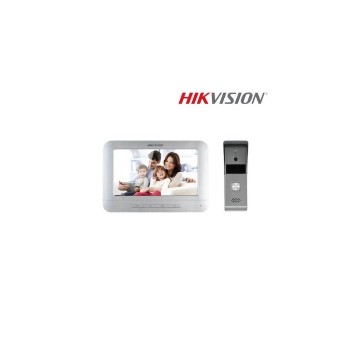 Kit Videoportero Hikvision 2 Hilos Pantalla DS - KIS203T - GRUPO CONTROL - DS-KIS203T - VIDEOPORTERO