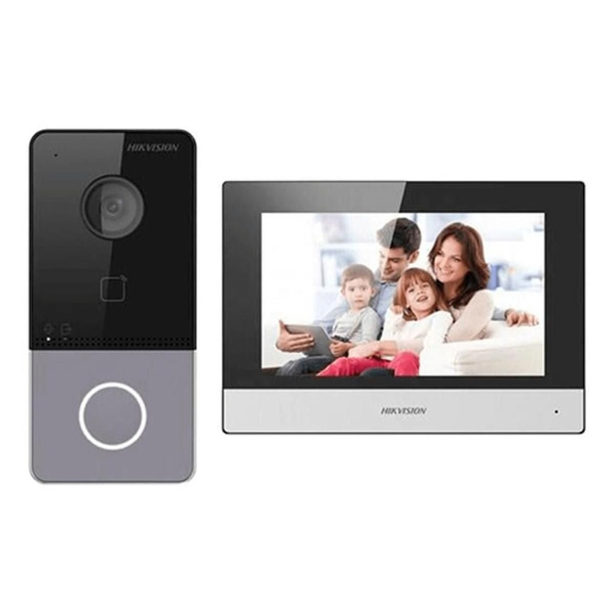 Kit Videoportero Hikvision IP Pantalla Táctil DS - KIS603 - PC - GRUPO CONTROL - DS-KIS603-PC - VIDEOPORTERO
