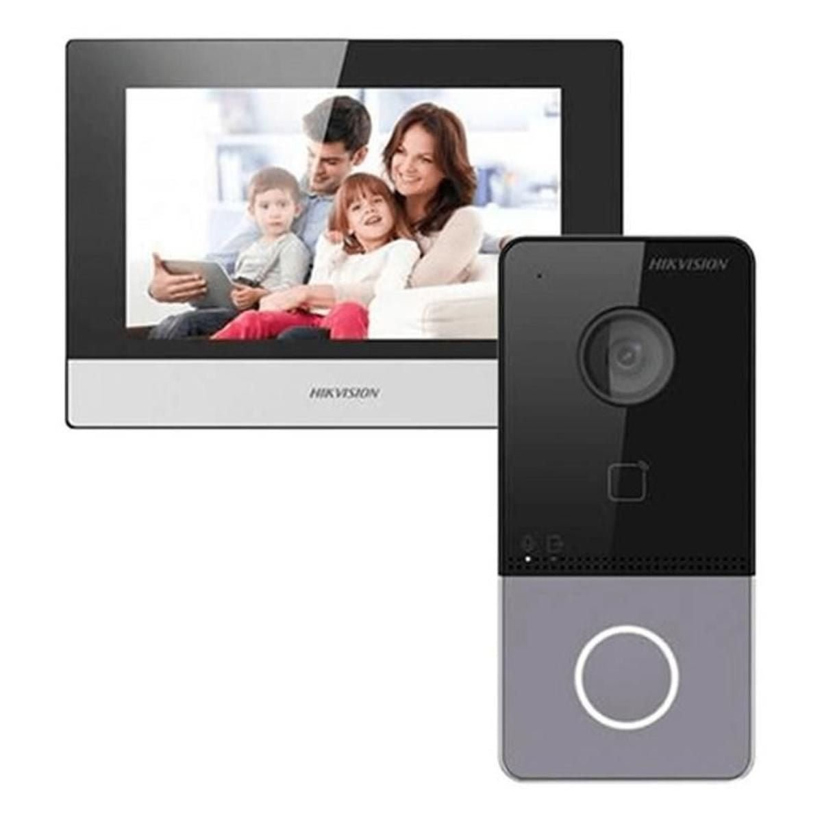 Kit Videoportero Hikvision IP Pantalla Táctil DS - KIS603 - PC - GRUPO CONTROL - DS-KIS603-PC - VIDEOPORTERO