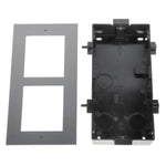 Marco Plastico 2 Modulos Hikvision DS - KD - ACF2 - GRUPO CONTROL - DS-KD-ACF2/PLASTIC - ACCESORIOS VIDEOPORTEROS
