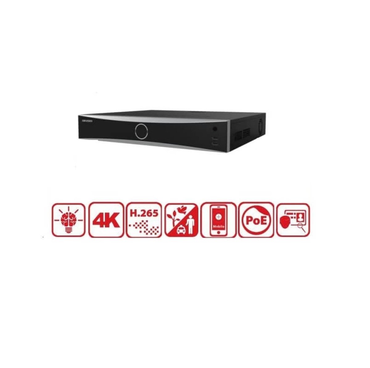 NVR Hikvision 32Ch 16PoE 4K AcuSense DS - 7732NXI - K4 - GRUPO CONTROL - DS-7732NXI-K4/16P(STD) - GRABADOR
