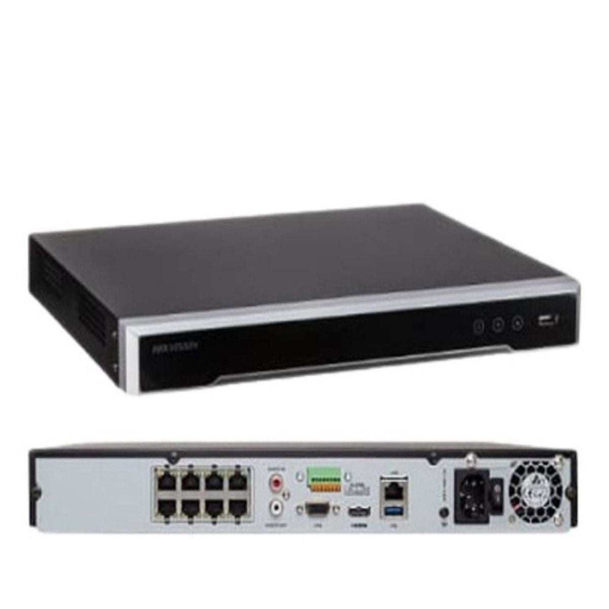 Nvr Hikvision 8 Canales Hasta 4MP y 8 Puertos PoE DS-7608NI-Q2/8P - GRUPO CONTROL - DS-7608NI-Q2/8P - GRABADOR