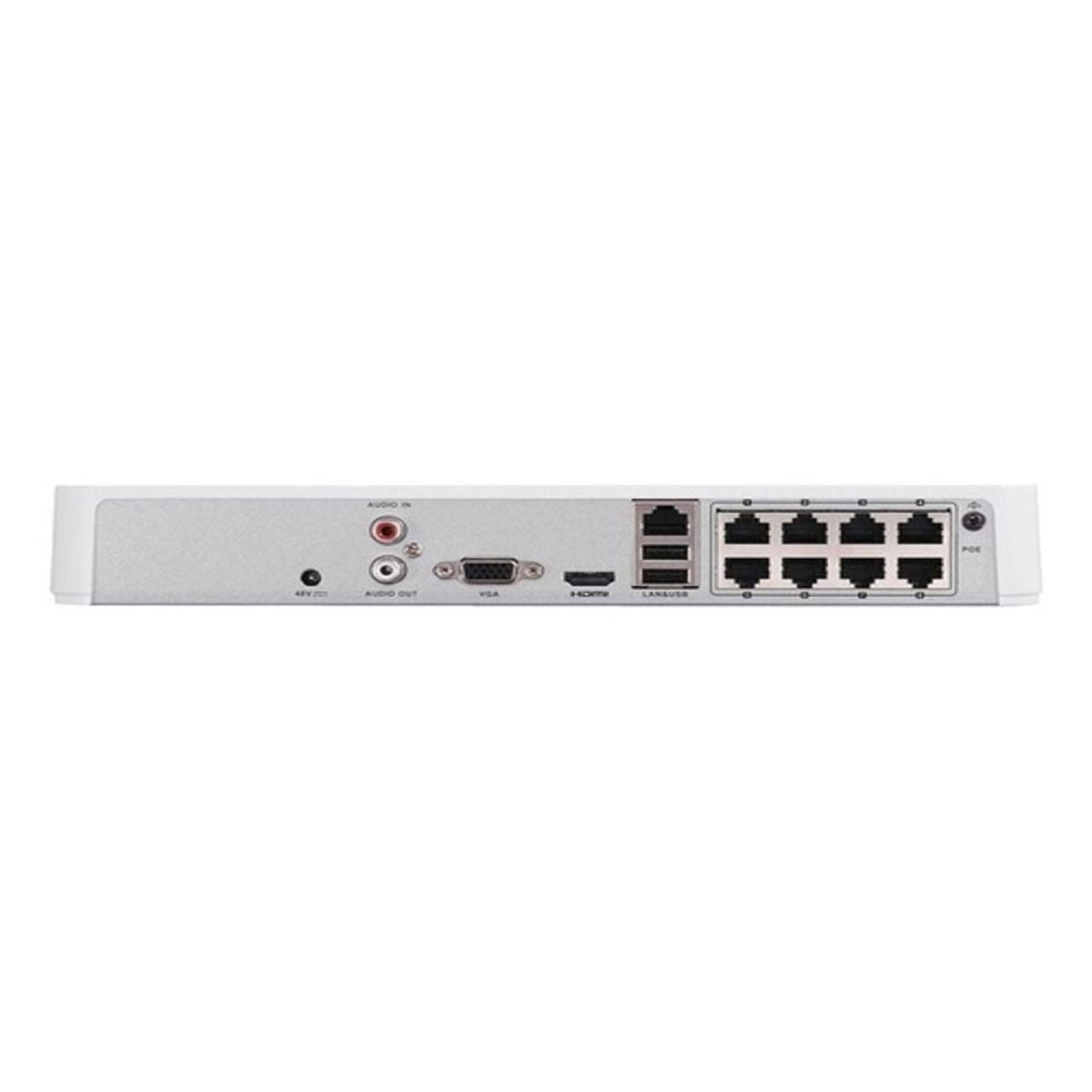 Nvr Hikvision IP 8 Canales Poe 7108NI-Q1/8P - GRUPO CONTROL - DS-7108NI-Q1/8P - GRABADOR