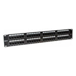 Panel Categoría 6 de 48 Puertos - GRUPO CONTROL - PATCHPANEL48PCAT6 - CABLEADO