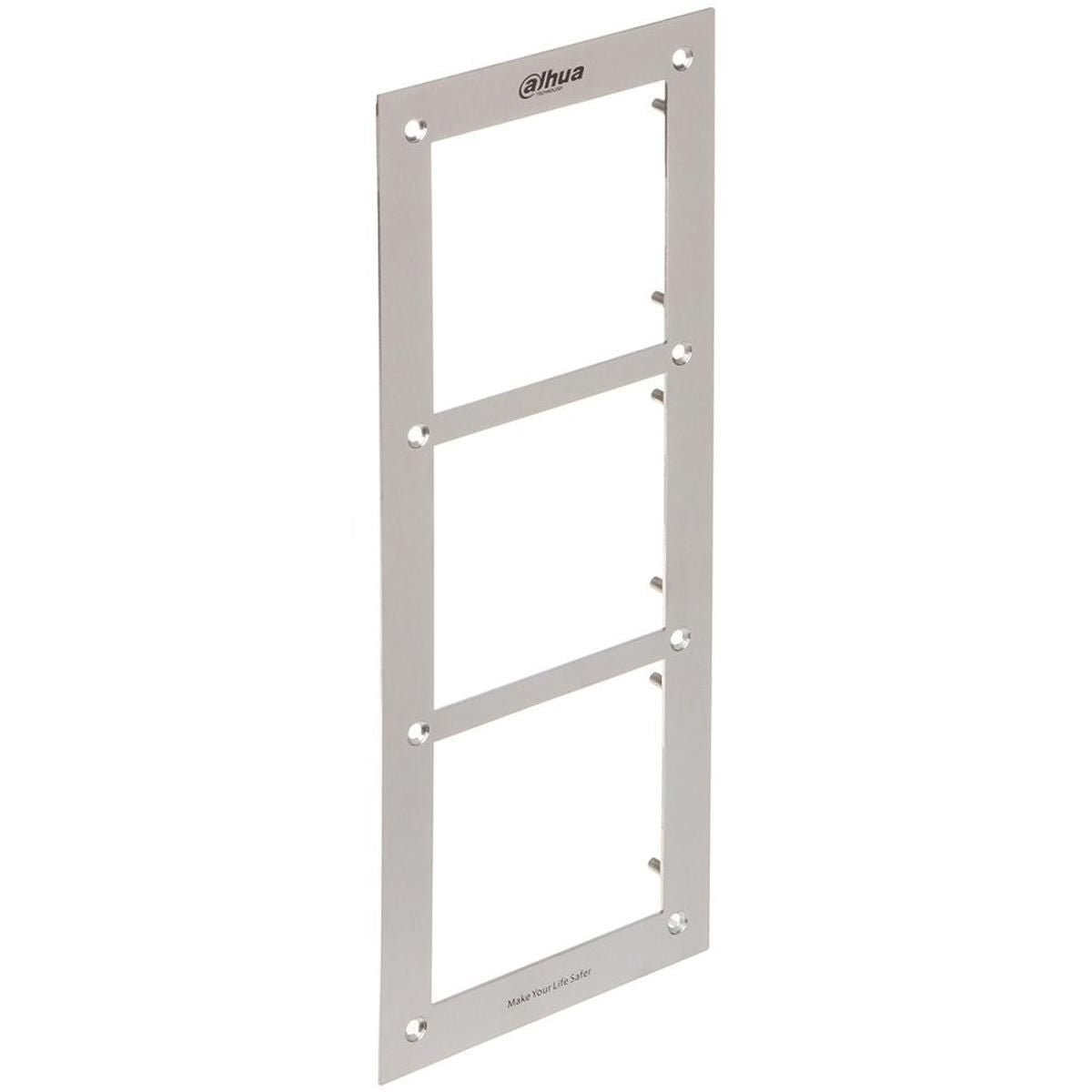 Panel Frontal Dahua para 3 Módulos - GRUPO CONTROL - DHI-VTOF003 - ACCESORIOS VIDEOPORTEROS