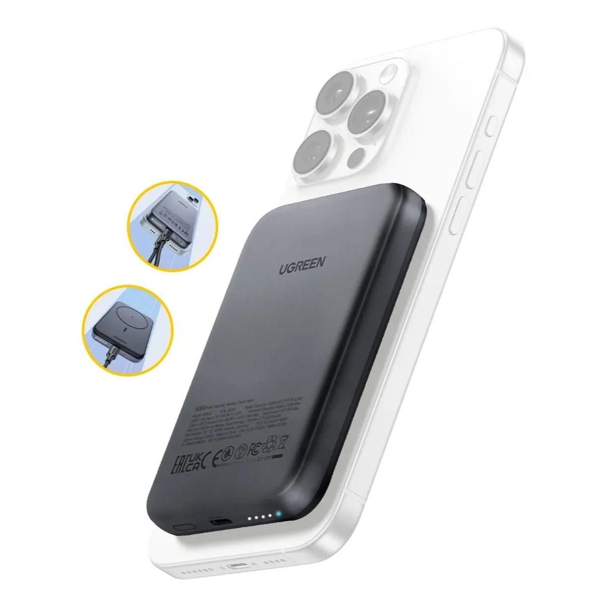 Power Bank UGREEN 10000mAh MagSafe 15W 20W | PB561 - GRUPO CONTROL - PB561-25919 - POWERBANK