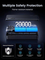 Power Bank Ugreen 20000mah 20w Pb312-25683 Negro - GRUPO CONTROL - PB312-25683 - Product