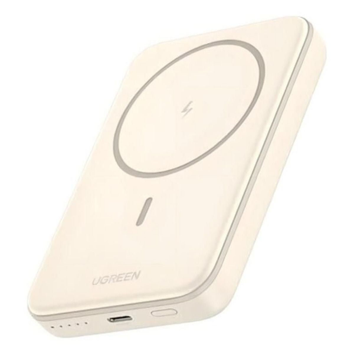 Power Bank UGREEN MagSafe 10000mAh 20W Carga Inalámbrica y USB - C Beige - GRUPO CONTROL - PB561-25208 - POWERBANK