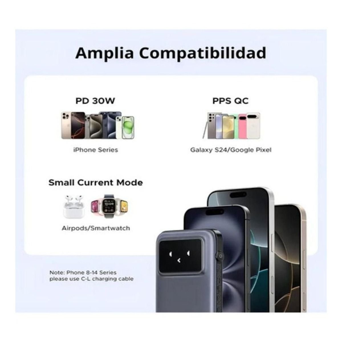 Power Bank UGREEN PB511 10000mAh 30W USB-C - GRUPO CONTROL - PB511-35603B - Product