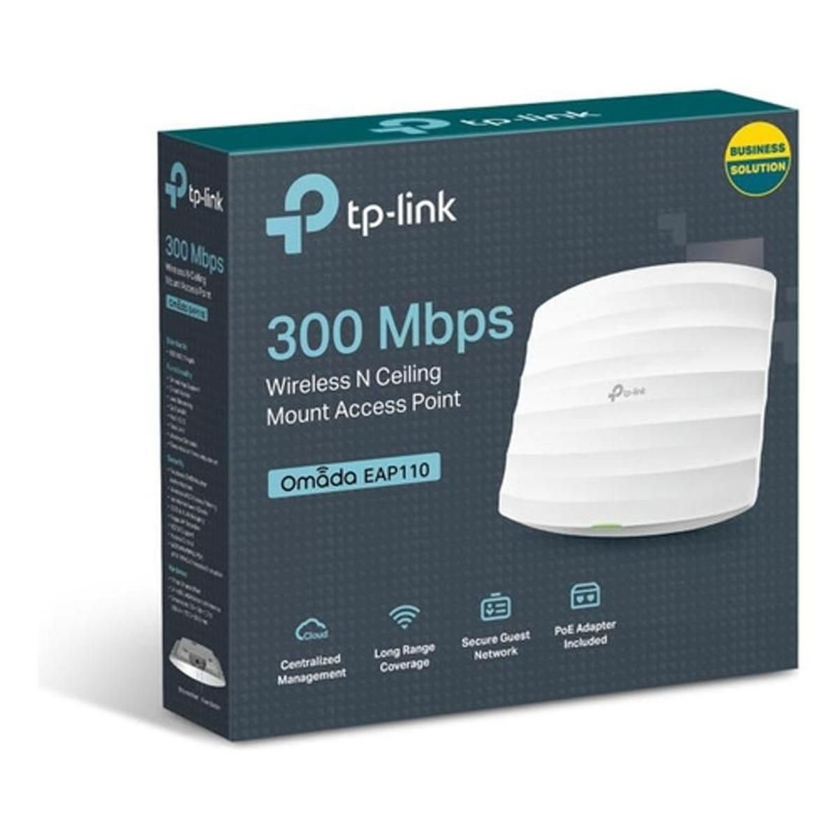 Punto de Acceso Tp Link Inalámbrico 300mbps EAP110 - GRUPO CONTROL - EAP110 - ACCESS POINT