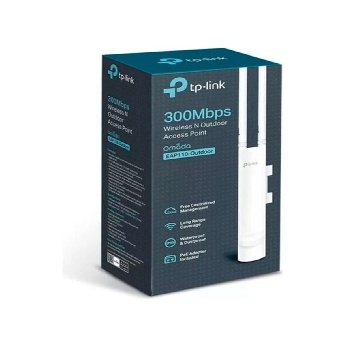 Punto de Acceso Tp link Wifi 300mbps Exterior Eap110 - GRUPO CONTROL - EAP110-OUTDOOR - ACCESS POINT