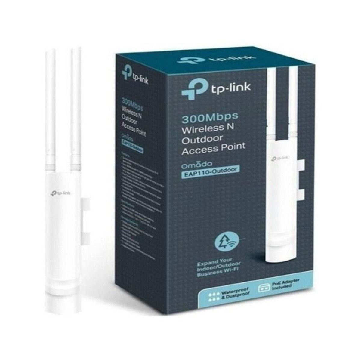 Punto de Acceso Tp link Wifi 300mbps Exterior Eap110 - GRUPO CONTROL - EAP110-OUTDOOR - ACCESS POINT