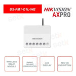 Relevador Inalámbrico Hikvision Ax Pro - GRUPO CONTROL - DS-PM1-O1L-WB - ALARMA