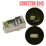 Rj45 Plug Cat 6 Borde Alumini - GRUPO CONTROL - RJ45CAT6ALUM - 