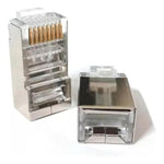 Rj45 Plug Cat 6 Borde Alumini - GRUPO CONTROL - RJ45CAT6ALUM - 