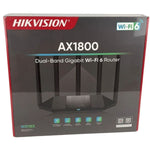 Router Hikvision Doble Banda 1800 Mbps WiFi 6 DS - 3WR18X - GRUPO CONTROL - DS-3WR18X - ROUTER