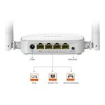 Router Inalámbrico Tenda N300, 4 Puertos 2,4ghz - GRUPO CONTROL - N301 - ROUTER