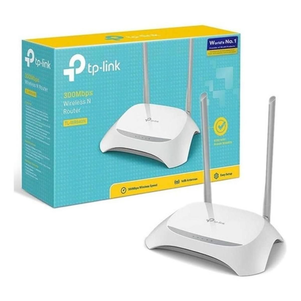 Router Inalámbrico Tp Link TL - WR840N 300Mbps vía inalámbrica - GRUPO CONTROL - TL-WR840N - ROUTER