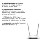 Router Inalámbrico Tp Link TL - WR840N 300Mbps vía inalámbrica - GRUPO CONTROL - TL-WR840N - ROUTER