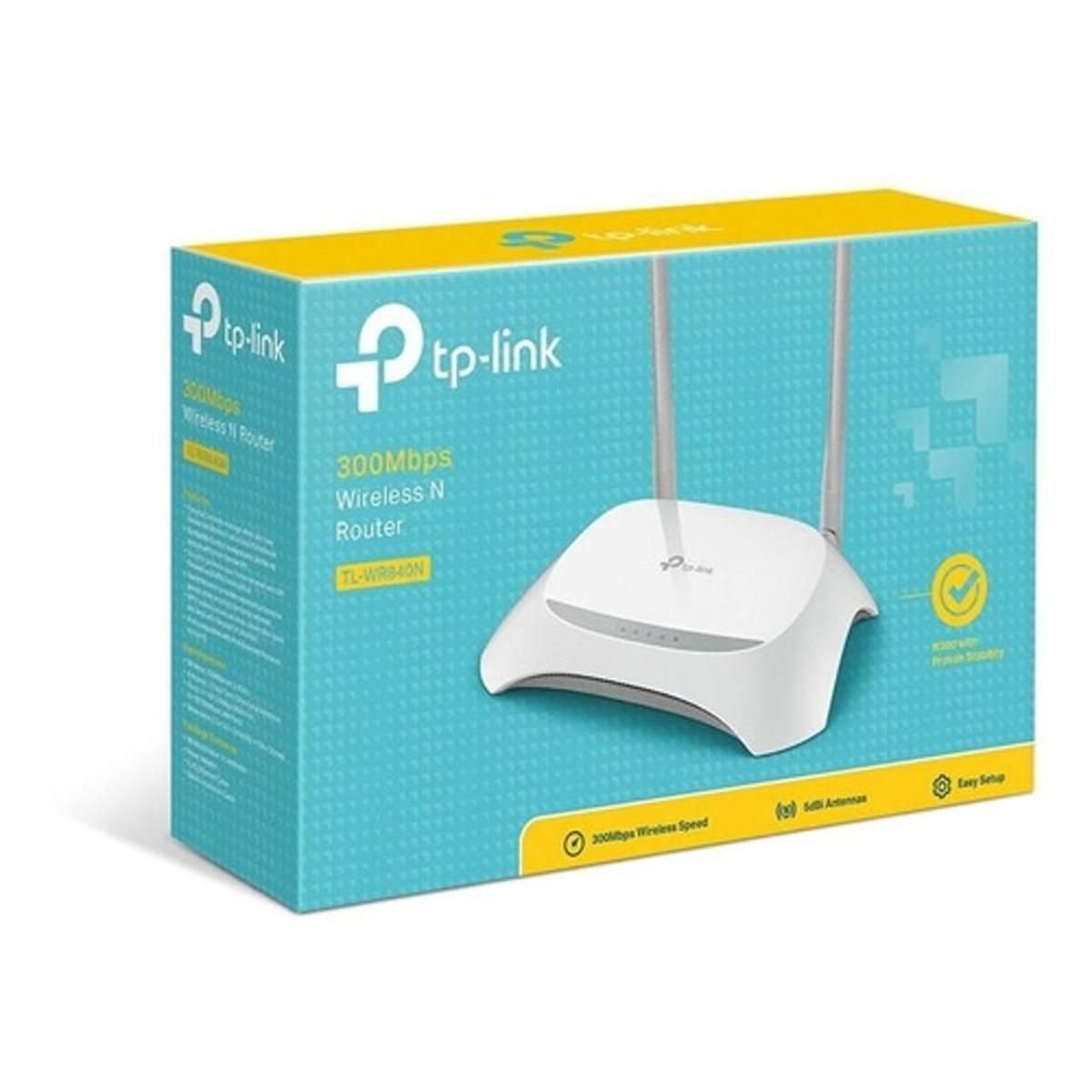 Router Inalámbrico Tp Link TL - WR840N 300Mbps vía inalámbrica - GRUPO CONTROL - TL-WR840N - ROUTER
