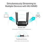 Router Tp Link Doble Banda Gigabait 4 Antenas Archer C64 - GRUPO CONTROL - ARCHERC64 - ROUTER